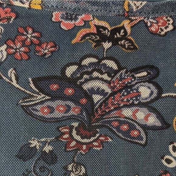 Verve ami bell sleeves mech floral long sleeve shirt top Small @X - Picture 6 of 9